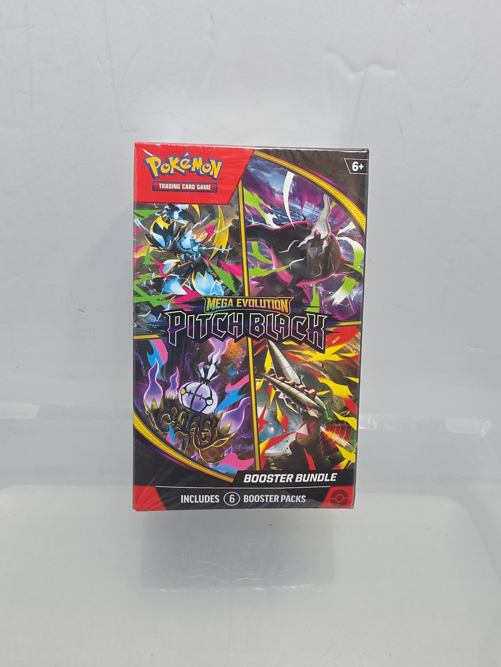 Pokémon TCG Mega Evolution Pitch Black Booster Bundle 6 Packs Factory Sealed